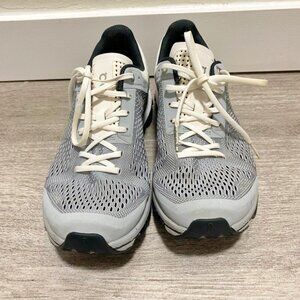 On Running Women's Grey and Beige Cloudsurfer Shoes Size 6.5